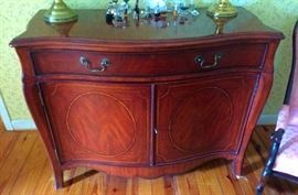 Gorgeous Antique Bow Front Chest 