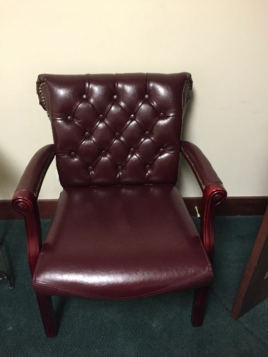 Office desk side chair tufted $35.00 ea.  **BUY IT NOW PAYPAL**.    LOT#801