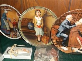 Norman Rockwell plates