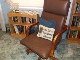 Leather office chair