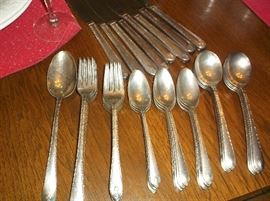 Silverplate flatware
