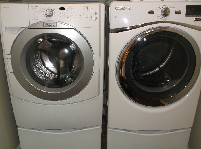 Maytag front loading washer and dryer