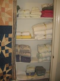 Some of the many  linens