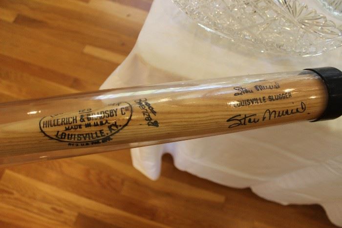 Signed Stan Musial bat