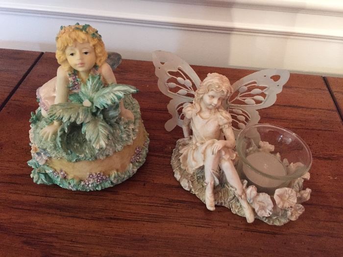  Fairy statues (2) $20.00
 **Buy now it PAYPAL **Lot#