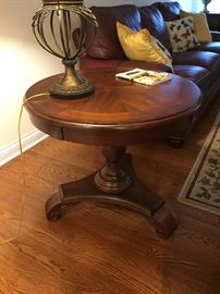 Round side table $200.00 **BUY IT NOW PAYPAL**  LOT#