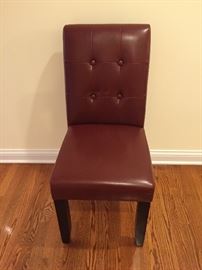Leather side chair $25.00 **BUY IT OW PAYPAL** LOT#