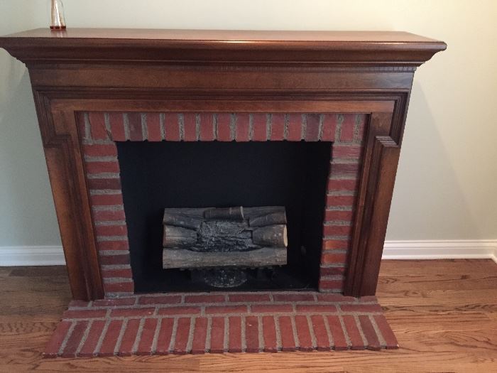 decorative fireplace $50.00 LOT#
