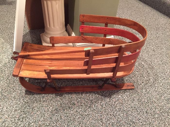 Sold----Child's antique sled $50