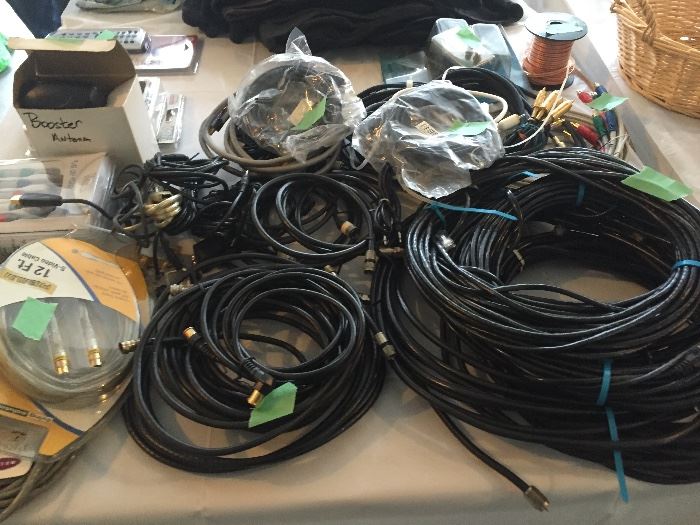 Electronic cables five dollars each