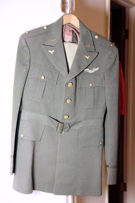 Army Air Corp Uniform WWII Named Soldier