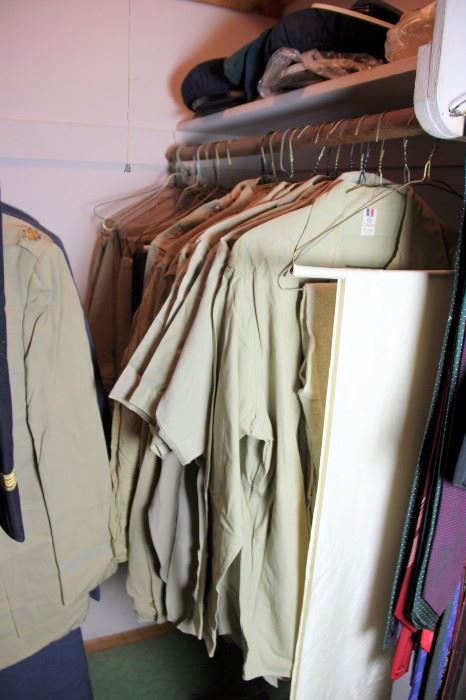 Shirts, Slacks, Hats, Belts Etc. WWII NAMED Soldier