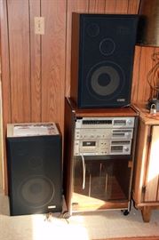Fisher Stereo with Fisher Speakers