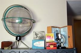 Fishing Reels in Box, Celestial Globe