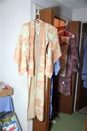 Large Selection of Kimonos from WWII Era