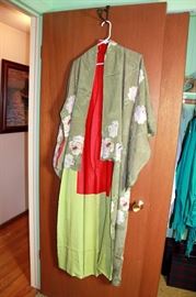 Large Selection of Kimonos from WWII Era