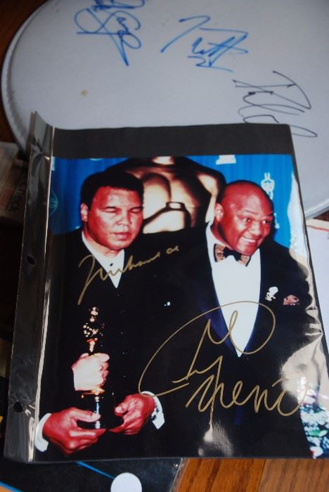 collectable picture ali and foreman