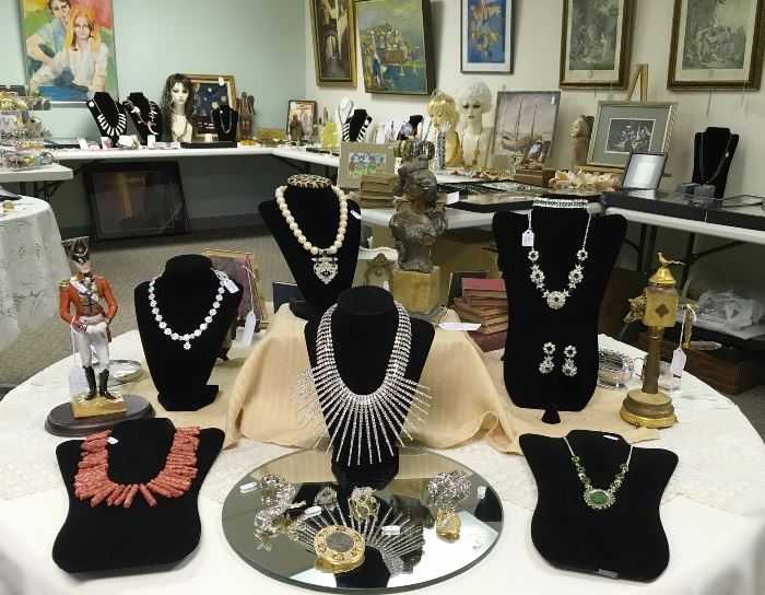 We have an entire room dedicated to jewelry.  