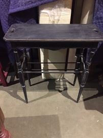 small library table - perfect night stand with your reading list at hand