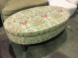 oval ottoman - gorgeous accent