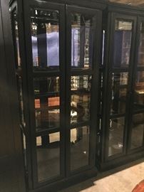 another view of the lighted cabinets