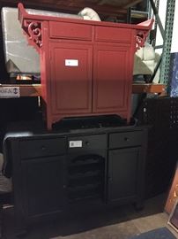 another view of Asian chest and wine cabinet