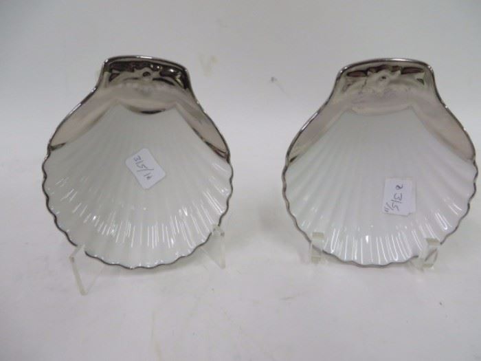 Royal Worcester Shell Dishes.  Ten in the lot.