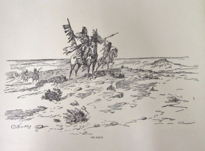 Charles Russell Western Print