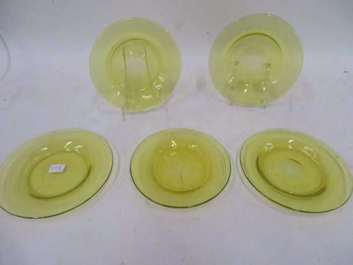 Vaseline glass plates