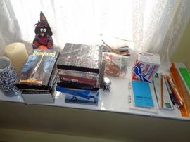 Books on DVDs & CDs, office supplies
