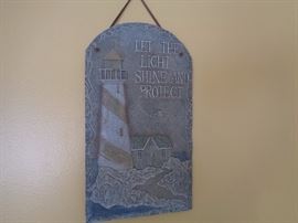 Slate wall hanging