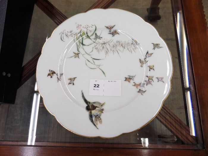 SET OF PLATES, ALL DIFFERENT BIRDS