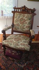 BEAUTIFUL VICT. PARLOR CHAIR