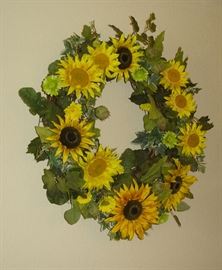 Sunflower wreath