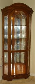 Philip Reinisch corner curio cabinet
