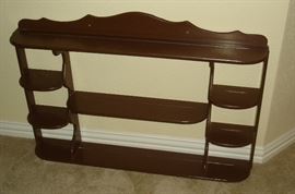 Vintage display shelf