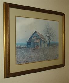 Texas artist George Boutwell print