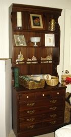 Ethan Allen "Old Tavern" cabinet & hutch