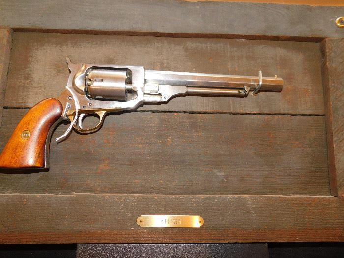 1861 E. Whitney Revolver Replica, Black powder .36 cal, appears to never have been fired.
