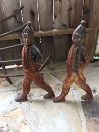 Hessian Soliders Andirons
