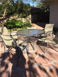 Patio table and chairs