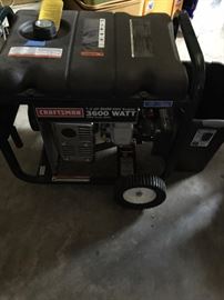Craftsman 3600 watt generator