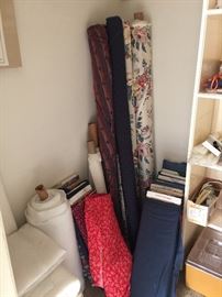 bolts of fabric
