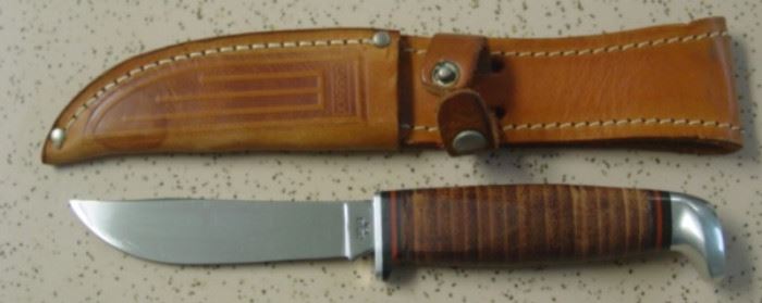 1960's Case XX Hunting Knife w/Sheath