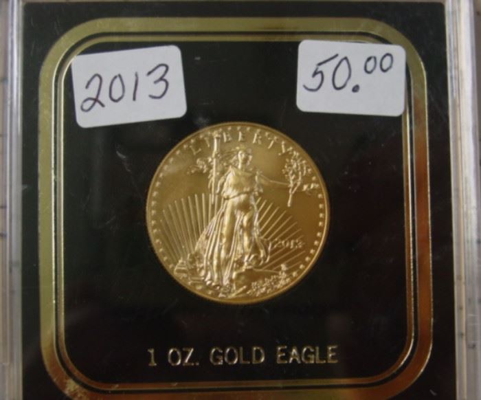 2013 Gold $50.00 Coin