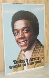 1971 Metal Double Sided Army Sign