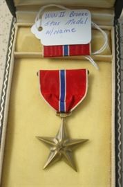 WWII Bronze Star Medal w/Name