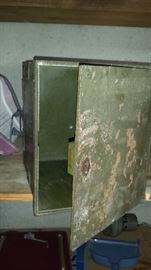 Military items. Military strong box