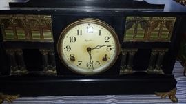 Vintage clocks- Ingraham mantle clock w/ key