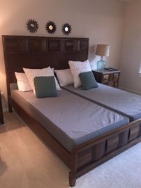 KING SIZE BEDROOM SET-LIKE NEW PURCHASED WITHIN A YEAR